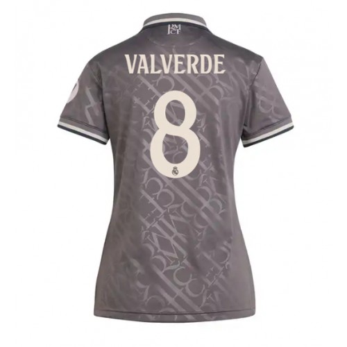 Fotbalové Dres Real Madrid Federico Valverde #8 Dámské Alternativní 2024-25 Krátký Rukáv